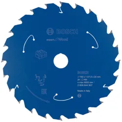 Диск Bosch карбиден за рязане на дърво 165x20x1 мм, 24 z, Expert for Wood Диск Bosch карбиден за рязане на дърво 165x20x1 мм, 24 z, Expert for Wood