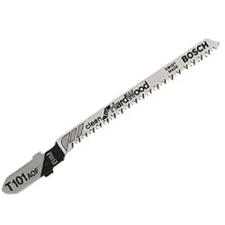 Нож Bosch за прободен трион - зеге за ламинат 59/83 мм, 3 бр., T-захват, криволинейно, 18 TPI, T 101 AOF Нож Bosch за прободен трион - зеге за ламинат 59/83 мм, 3 бр., T-захват, криволинейно, 18 TPI, T 101 AOF