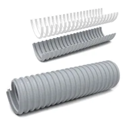 Маркуч Plexistab PVC за аспирация усилен 45 мм, смукателен, 0.4 bar, полиуретан, 161N