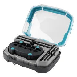 Шаблон Wolfcraft за отвори комплект с 5 бр. свредла ф 4-10 мм, Accumobil