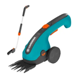 Ножица Gardena градинска акумулаторна за трева, с телескопична дръжка 3.6 V, 2.5 Ah, 80 мм, ClassicCut