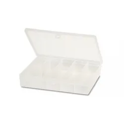 Органайзер Tayg пластмасов с прегради 178х140х34 мм, прозрачен, N25-1