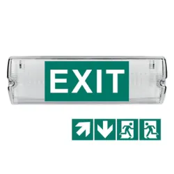 Лампа Vivalux аварийна за изход EXIT 3.5 W, 180-260 V, 6400 K, 150/110 lm, 350 мм, бял, Castor LED