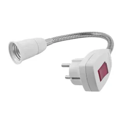 Лампа Vivalux настолна  60 W, 230 V, E27, 300 мм, бяла, STECKER