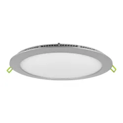 Лампа Vivalux тип панел LED за вграждане 18 W, 230 V, 225 мм, 4000 K, 1150 lm, 24 мм, сив, ESTE LED 18W CL/SR