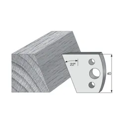 Нож Pilana профилен за универсална фрезова глава 40х4 мм, 01 Нож Pilana профилен за универсална фрезова глава 40х4 мм, 01