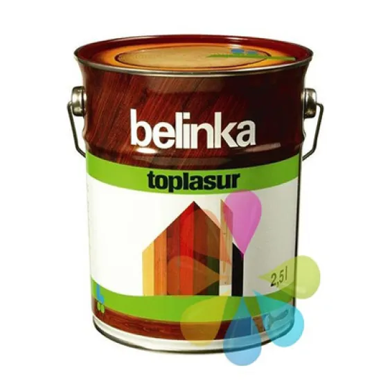 Лак Belinka алкиден лазурен 2.5 л, орех, Toplasur UV Plus №16