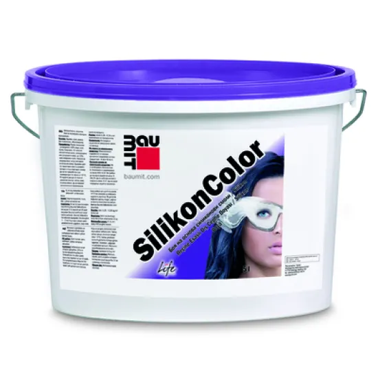 Боя Baumit фасадна силиконова 5 л, цвят по заявка, SilikonColor Боя Baumit фасадна силиконова 5 л, цвят по заявка, SilikonColor