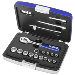 Гедоре Expert комплект вложки с тресчотка  19 бр., 4-14 мм х 1/4