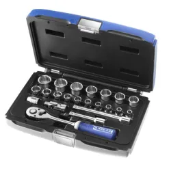 Гедоре Expert комплект вложки с тресчотка  22 бр., 6-24 мм х 3/8