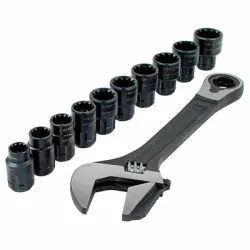 Ключ Makita гаечен раздвижен 0-27/10-19 мм, 11 бр. Ключ Makita гаечен раздвижен 0-27/10-19 мм, 11 бр.