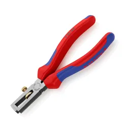 Клещи Knipex електротехнически за сваляне на изолация с регулиращ винт 160 мм, 0.5-10 мм2, 11 02 160 SB Клещи Knipex електротехнически за сваляне на изолация с регулиращ винт 160 мм, 0.5-10 мм2, 11 02 160 SB