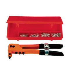 Попнитачка Fervi ръчна хоби комплект 2.4-4 мм, 0058