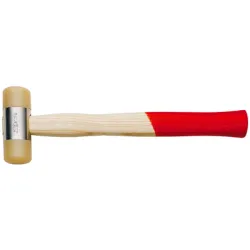 Чук Usag силиконов с дървена дръжка 0.28 кг, ф 28х275 мм, жълт, 376 Чук Usag силиконов с дървена дръжка 0.28 кг, ф 28х275 мм, жълт, 376