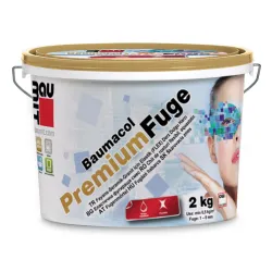 Смес Baumit фугираща за плочки гъвкава 2 кг, кафява, PremiumFuge