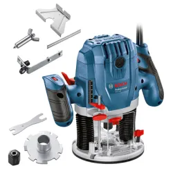 Оберфреза Bosch ръчна 1300 W, 11 000-28 000 об./мин, ф 6-8 мм, GOF 130 Оберфреза Bosch ръчна 1300 W, 11 000-28 000 об./мин, ф 6-8 мм, GOF 130