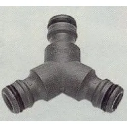 Съединител G.F. за маркуч бърза връзка М-М трипътен пластмасов 1/2 - 5/8 - 3/4
