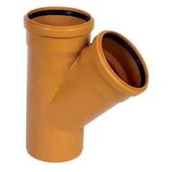Разклонител Pestan PVC за канализация с уплътнител ф 160х160 мм, 45 °