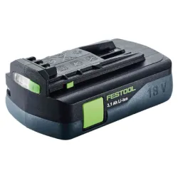 Батерия Festool акумулаторна Li-Ion за електроинструменти 18 V, 3.1 Ah, BP 18 Li 3, C Батерия Festool акумулаторна Li-Ion за електроинструменти 18 V, 3.1 Ah, BP 18 Li 3, C