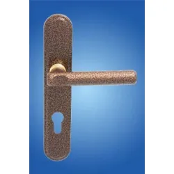 Дръжка Metal реверсивна за секретна брава с цял шилд 240х40 мм, 90 мм, шагрен, Simona