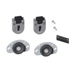 Ролка Saheco за плъзгащи се врати с планка комплект 67х50х1 мм, завинтване, 2 бр., SF-25