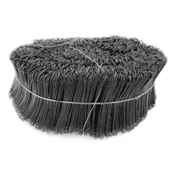 Тел Edma арматурна с куки за връзване ф 1.1x120 мм, 5000 бр. Тел Edma арматурна с куки за връзване ф 1.1x120 мм, 5000 бр.