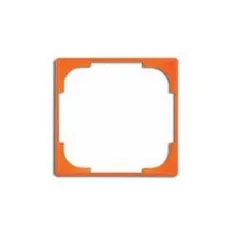 Рамка ABB декоративна за ключове и контакти 1 модул, оранжева, Basic55 Рамка ABB декоративна за ключове и контакти 1 модул, оранжева, Basic55