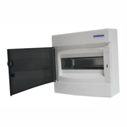 Табло Schrack Technik апартаментно за открит монтаж 8 модула, 236x215x102 мм, бяло/опушена врата Табло Schrack Technik апартаментно за открит монтаж 8 модула, 236x215x102 мм, бяло/опушена врата