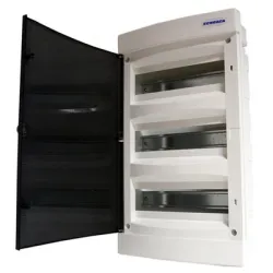 Табло Schrack Technik апартаментно скрит монтаж 36 модула, 482x283x106 мм, бяло/опушена врата Табло Schrack Technik апартаментно скрит монтаж 36 модула, 482x283x106 мм, бяло/опушена врата