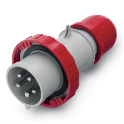 Щепсел Scame промишлен мобилен трифазен 16 A, 400 V, 3P+N+E, червен, Optima