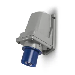 Щепсел Scame промишлен стационарен монофазен 16 A, 230 V, 2P+E, син, Optima