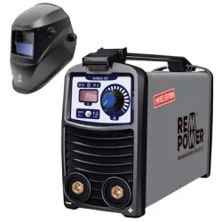 Електрожен REM Power инверторен с фотосоларен шлем 1.6-3.2 мм, 140 A, 230 V, WMEm 157