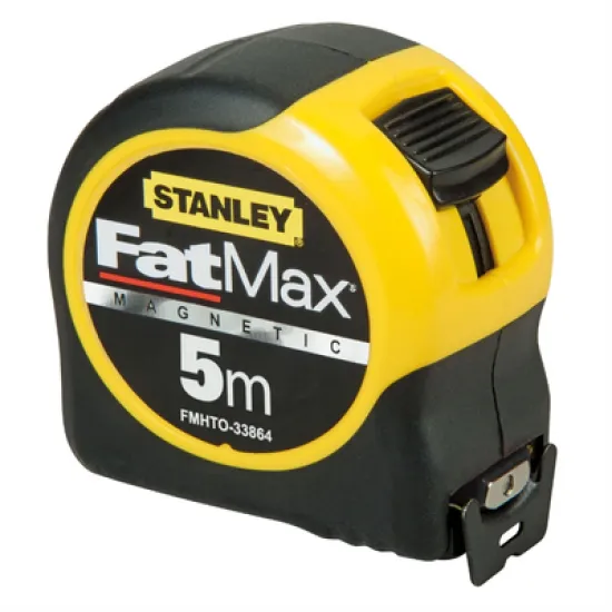 Ролетка Stanley пластмасова противоударна с магнит 5 м, FatMax