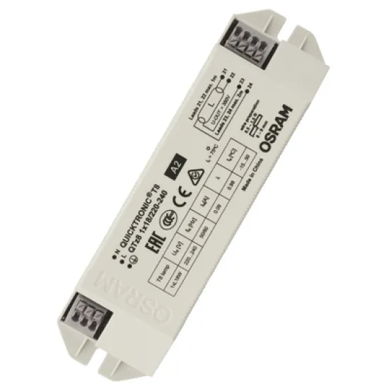 Дросел Osram за луминесцентна лампа електронен 1x18 W, 230 V, 20 IP, Quicktronic QTz8