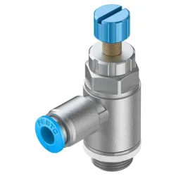 Клапан Festo дроселен възвратен отработен въздух 0.2-10 bar, 8 мм, GRLA-1/4-QS-8-RS-D Клапан Festo дроселен възвратен отработен въздух 0.2-10 bar, 8 мм, GRLA-1/4-QS-8-RS-D