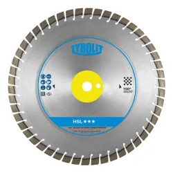 Диск Tyrolit диамантен за мокро рязане на бетон, тухли и керемиди 405x25.4 мм, 13 мм, HSL TGD Диск Tyrolit диамантен за мокро рязане на бетон, тухли и керемиди 405x25.4 мм, 13 мм, HSL TGD