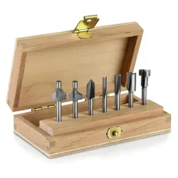 Фрезер Dremel за дърво профилен комплект ф 3.2 мм, 7 бр., 660 Фрезер Dremel за дърво профилен комплект ф 3.2 мм, 7 бр., 660