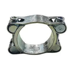 Скоба Mega за водни съединения за високо налягане двойна, поцинкована ф 40-50 мм