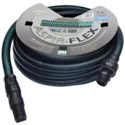 Маркуч Valmon смукателен с PVC спирала, с накрайници 22 мм, смукателен, PVC, 7 м, Aspir-Flex Маркуч Valmon смукателен с PVC спирала, с накрайници 22 мм, смукателен, PVC, 7 м, Aspir-Flex