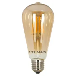 LED крушка Vivalux  6 W, 230 V, E27, 2700 K, Dey/Flick Vintage LED DV64 LED 6W E27