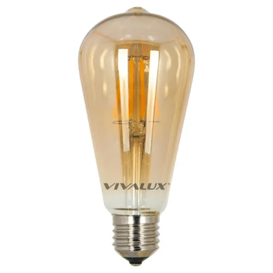 LED крушка Vivalux  6 W, 230 V, E27, 2700 K, Dey/Flick Vintage LED DV64 LED 6W E27