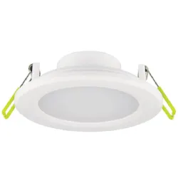 Лампа Vivalux тип панел LED влагозащитена за вграждане  за вграждане, 8 W, 230 V, 110 мм, 3000 K, 650 lm, 36 мм, бял, Punto LED