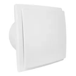 Вентилатор MMotors за стенен монтаж квадратен с клапа 11 W, 100 м3/ч, 150х150х122 мм, ф 100 мм, бял, OK 01 Вентилатор MMotors за стенен монтаж квадратен с клапа 11 W, 100 м3/ч, 150х150х122 мм, ф 100 мм, бял, OK 01