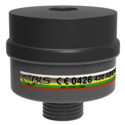 Филтър BLS за панорамна маска с резба ABEK2HgP3 R, 430 ABEK2HgP3 R Филтър BLS за панорамна маска с резба ABEK2HgP3 R, 430 ABEK2HgP3 R