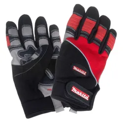 Ръкавици Makita за работа с електроинструменти  размер 11, червено и черно Ръкавици Makita за работа с електроинструменти  размер 11, червено и черно