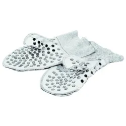 Ръкавица REMS работна с метални нитове лява универсален размер, бяла