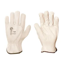 Ръкавици Eurotechnique от телешка кожа  размер 11, кремави, 2221