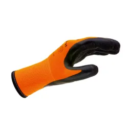 Ръкавици Wurth топени в латекс акрил/вълна размер 9, черно и оранжево, Comfort Ръкавици Wurth топени в латекс акрил/вълна размер 9, черно и оранжево, Comfort