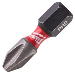 Накрайник бит Milwaukee PH Philips кръстат  PH 2, 1/4, 25 мм, Shockwave Impact Duty Накрайник бит Milwaukee PH Philips кръстат  PH 2, 1/4, 25 мм, Shockwave Impact Duty