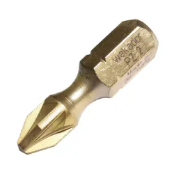 Накрайник бит Wekador PZ Pozidriv кръстат с покритие, торсионен PZ 2, 1/4, 25 мм Накрайник бит Wekador PZ Pozidriv кръстат с покритие, торсионен PZ 2, 1/4, 25 мм